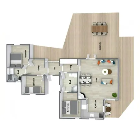 House With Sea Views At Brevikstrand بيت للعطل